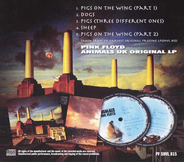 Pink Floyd ピンク・フロイド/Animals UK Harvest Original Pressing 