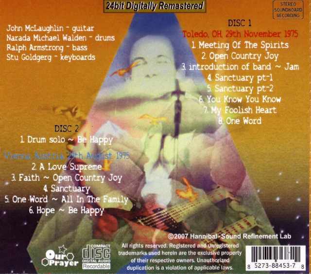 Mahavishnu Orchestra マハヴィシュヌ・オーケストラ/Austria 1975