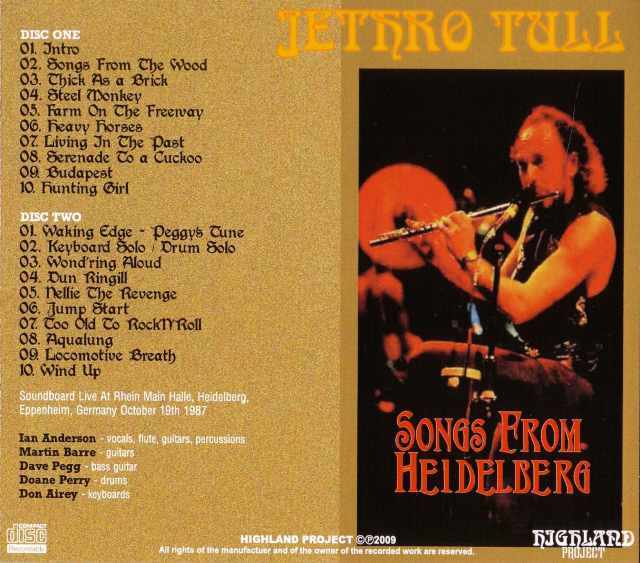 Jethro Tull ジェスロ・タル/Germany 1987