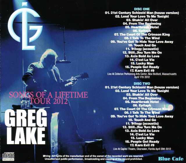 Greg Lake グレック・レイク/Massachusetts,USA 2012 & more