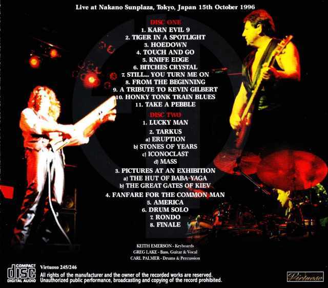 EL & P Emerson,Lake & Palmer エマーソン・レイク・アンド