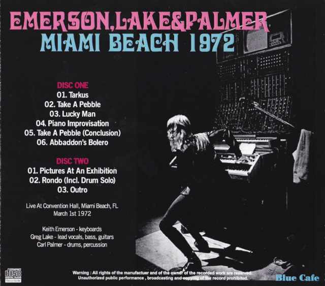 EL & P Emerson,Lake & Palmer エマーソン・レイク・アンド・パーマー
