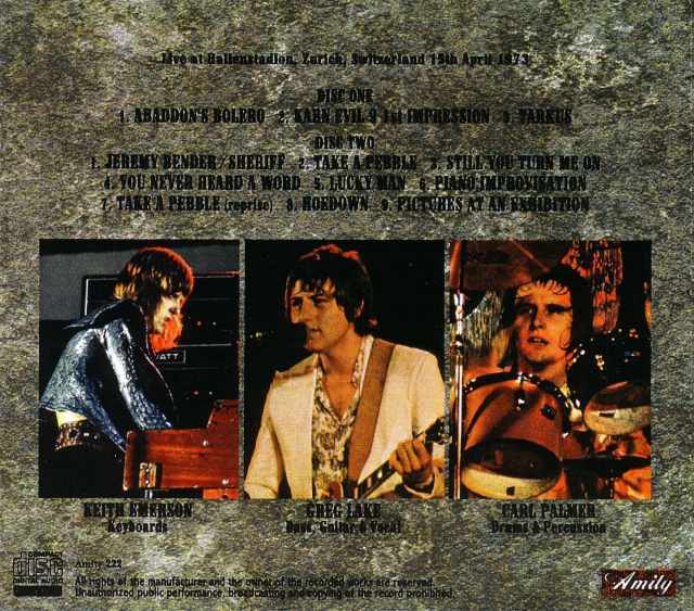 Emerson,Lake & Palmer エマーソン・レイク・アンド・パーマー