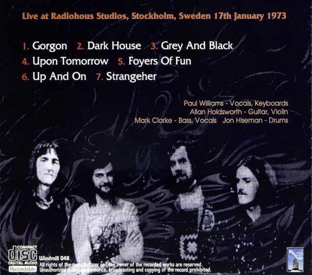 Tempest Allan Holdsworth テンペスト/Sweden 1973