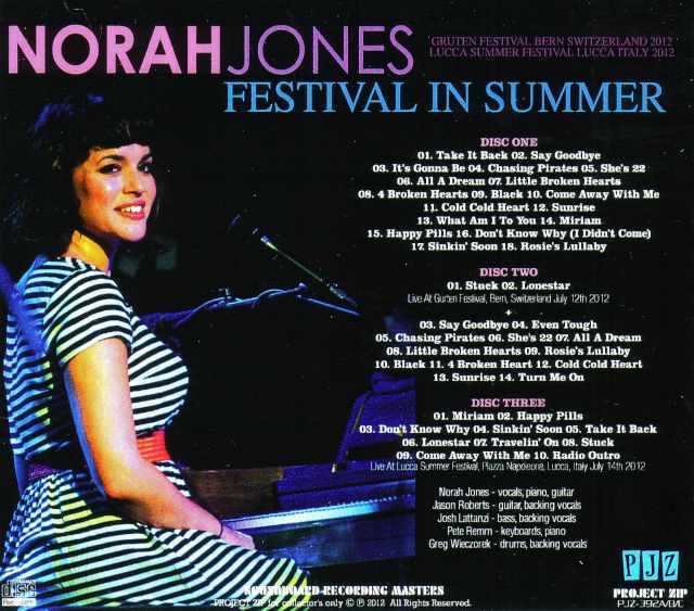 Norah Jones ノラ・ジョーンズ/Switerland 2012 & more