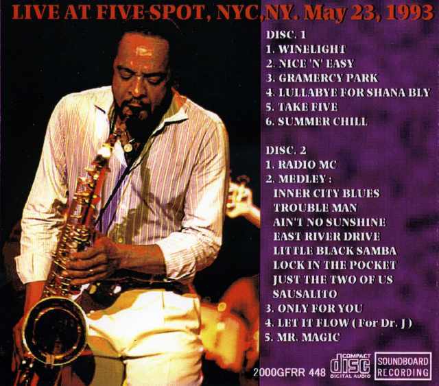 GROVER WASHINGTON,JR グローバー・ワシントンJr /WINELIGHT 1993