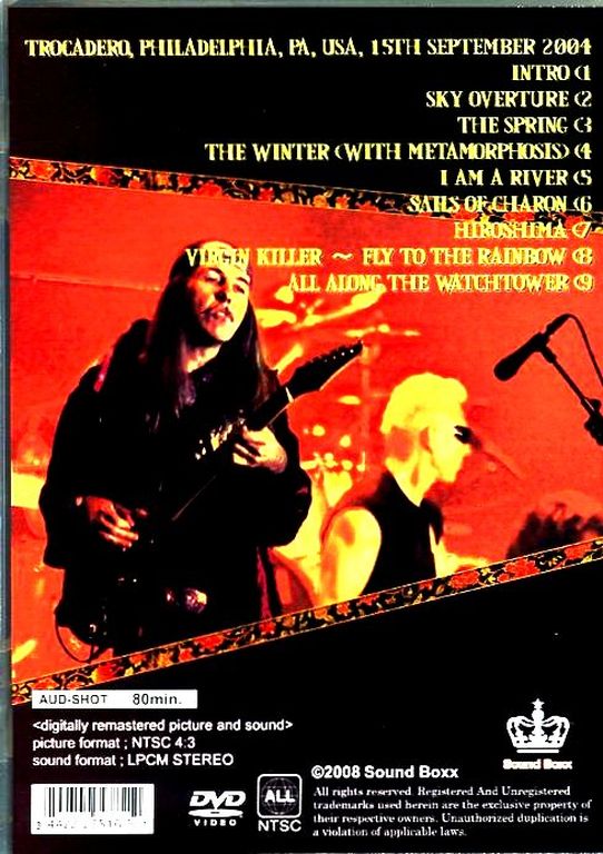 Uli Jon Roth ウリ・ジョン・ロート/Pennsylvania,USA 2004