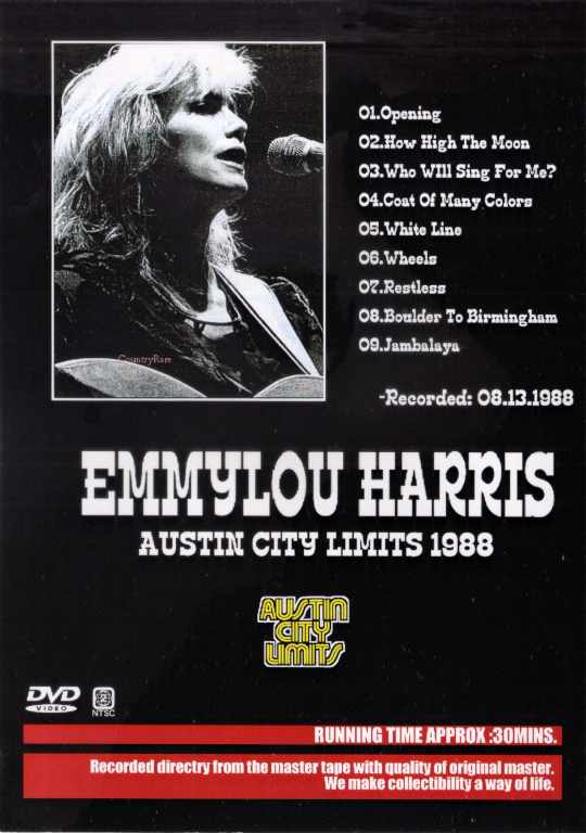 EMMYLOU HARRIS/AUSTIN CITY LIMITS 1988