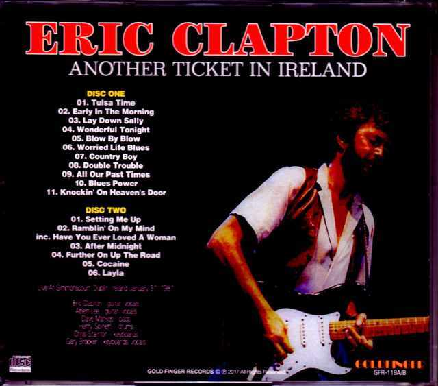 Eric Clapton エリック・クラプトン/Ireland 1981