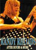Randy Rhoads ランディ・ローズ/AFTER HOURS ＆ MORE