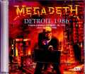 Megadeth メガデス/MI,USA 1986