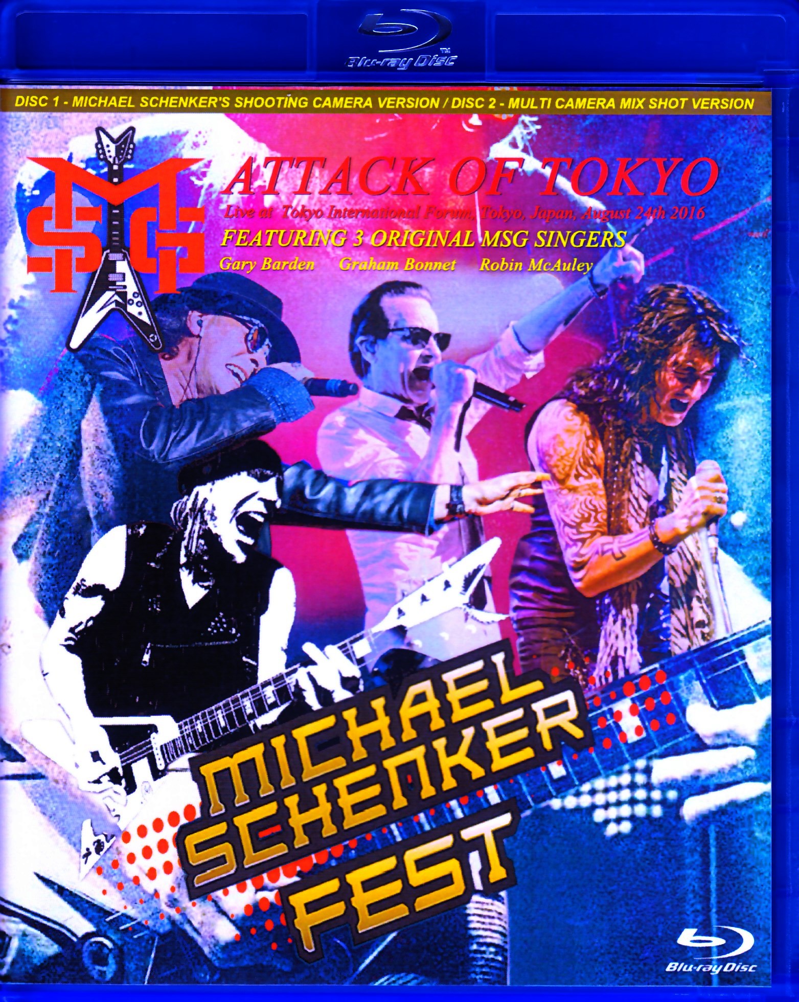 Michael Schenker マイケル・シェンカー/Tokyo,Japan 2016 2-Cam Mix BRD