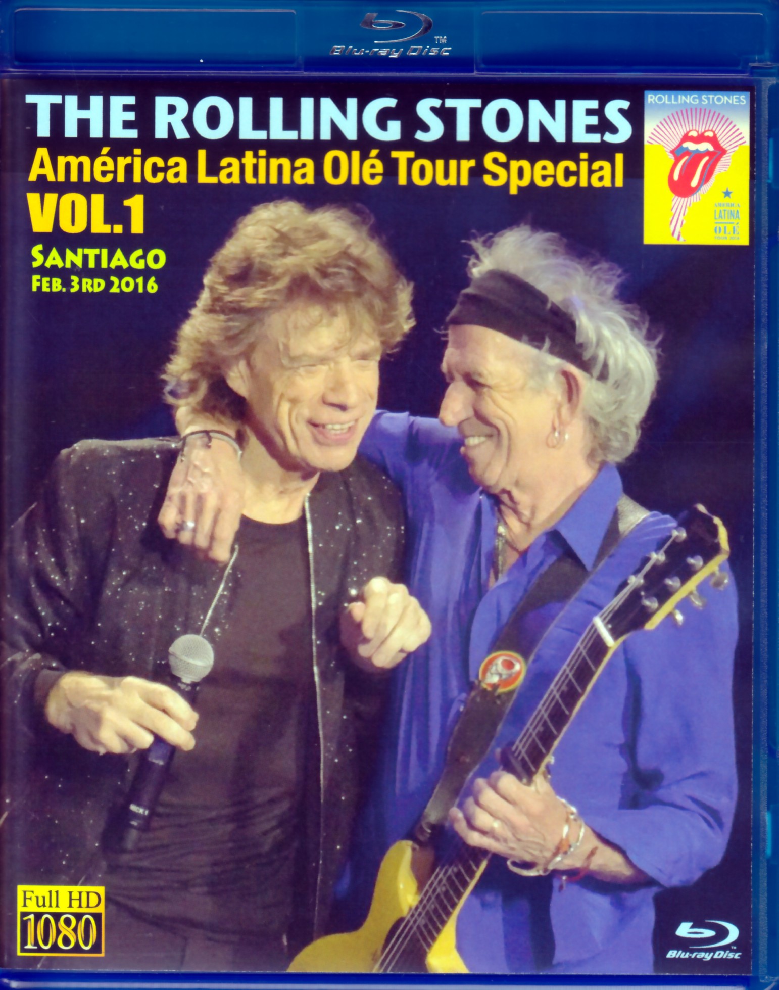 Rolling Stones ローリング・ストーンズ/Chile 2016  Blu-Ray Version