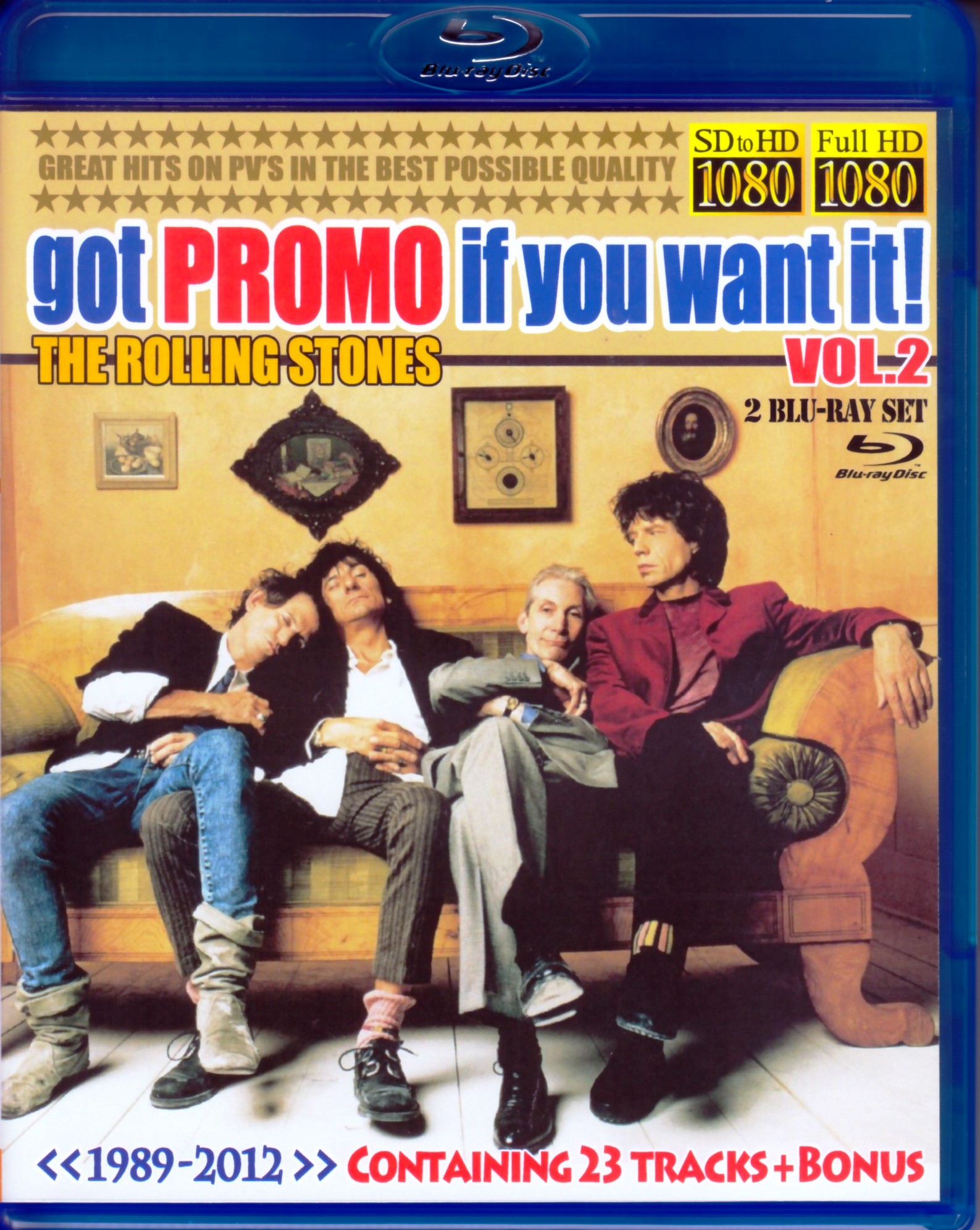 Rolling Stones ローリング・ストーンズ/Rare Prpmo 1989-2012 Blu-Ray Version