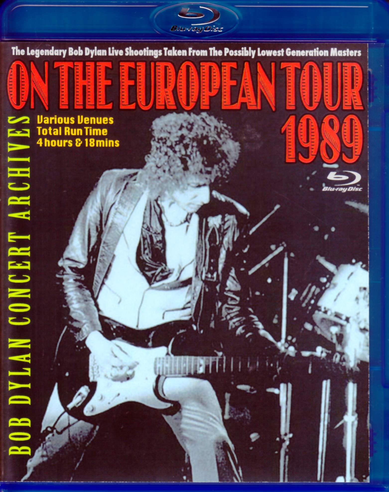 Bob Dylan ボブ・ディラン/Europe Tour 1989 Blu-Ray Version