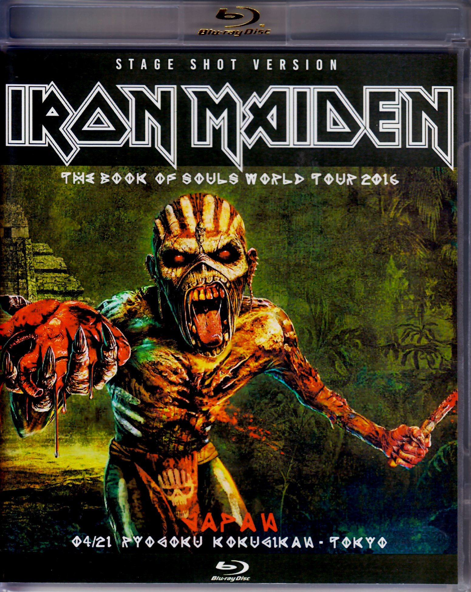 Iron Maiden アイアン・メイデン/Tokyo,Japan 4.21.2016 Stage Shot Blu-Ray Version