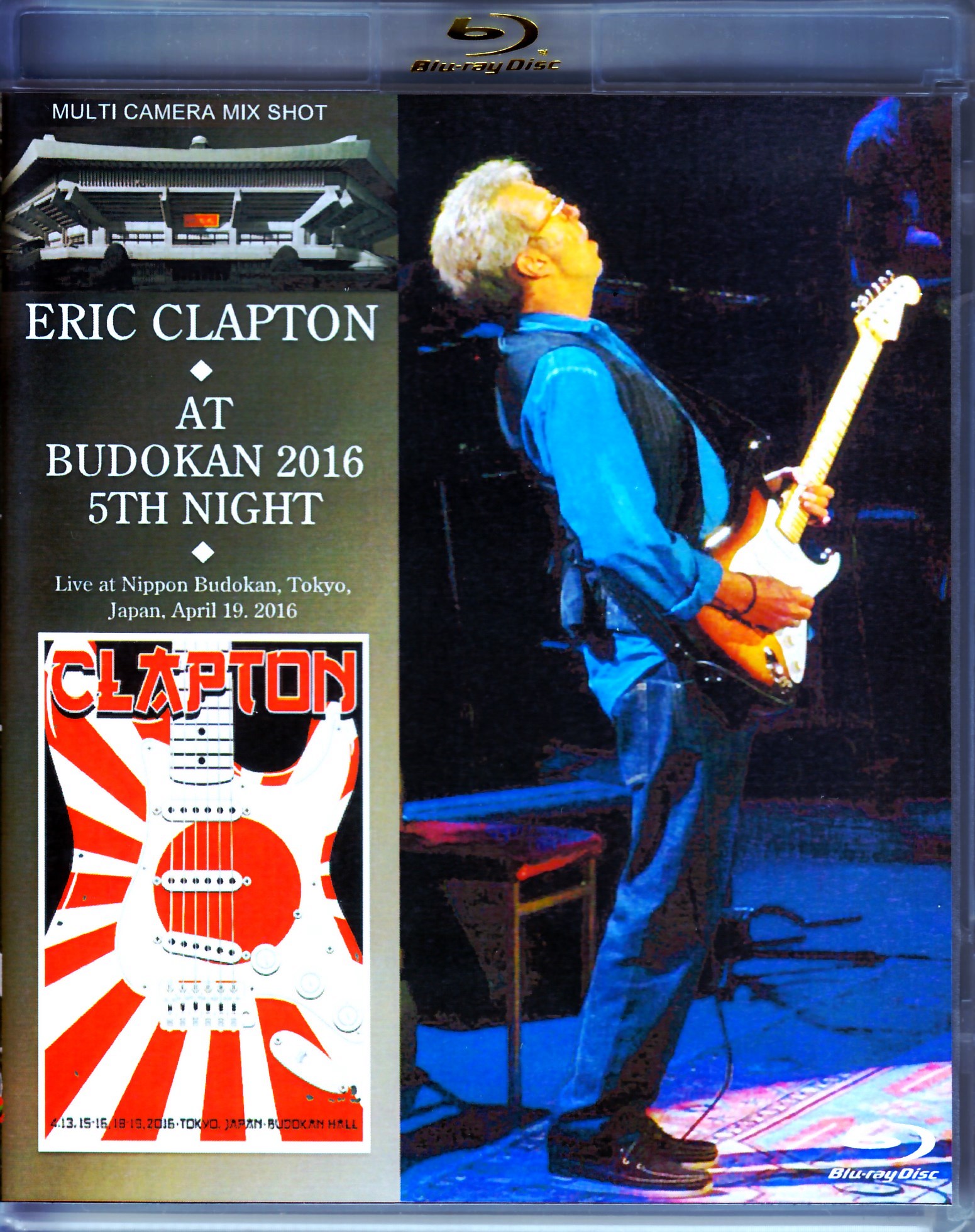Eric Clapton エリック・クラプトン/Tokyo,Japan 4.19.2016 Blu-Ray Version