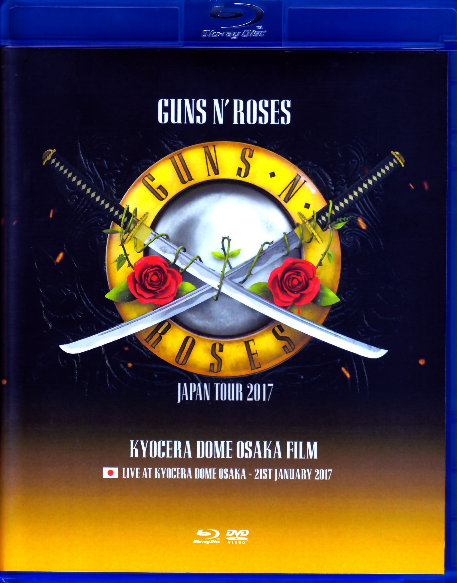 Guns N’ Roses ガンズ・アンド・ローゼス/Osaka,Japan 2017 Blu-Ray & DVD