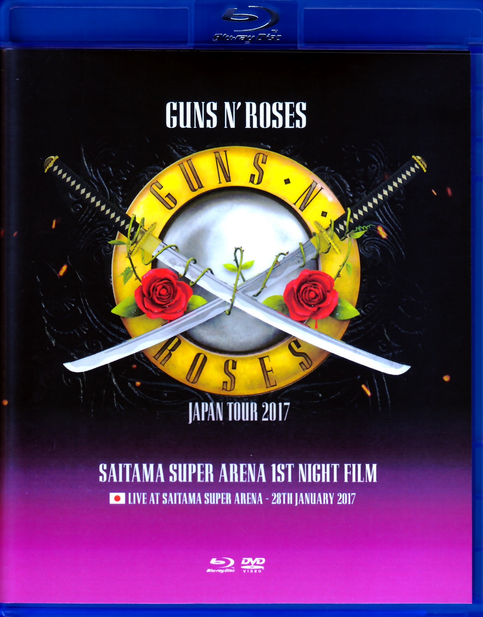 Guns N’ Roses ガンズ・アンド・ローゼス/Saitama,Japan 1.28.2017 BRD & DVD