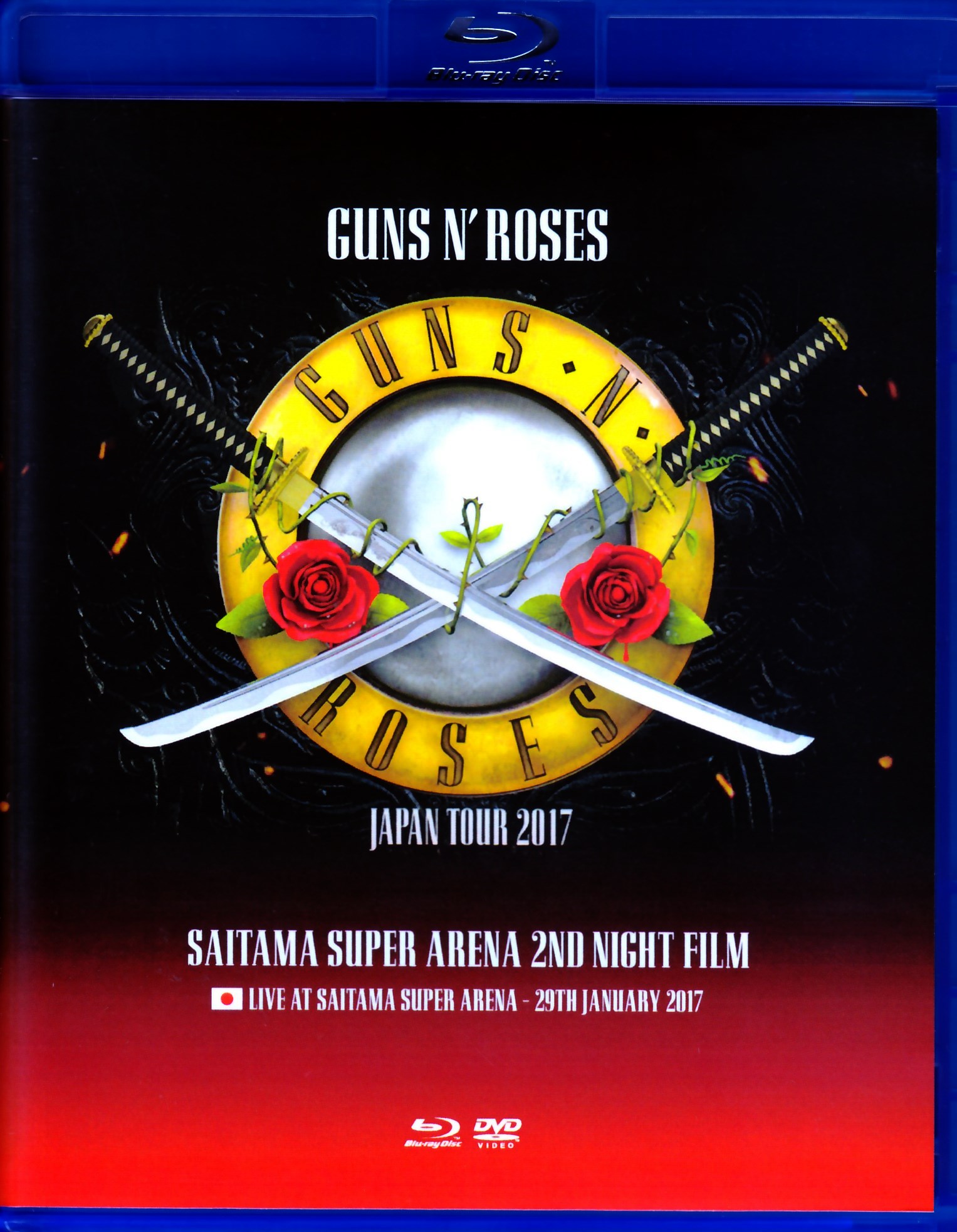 Guns N’ Roses ガンズ・アンド・ローゼス/Saitama,Japan 1.29.2017 BRD & DVD