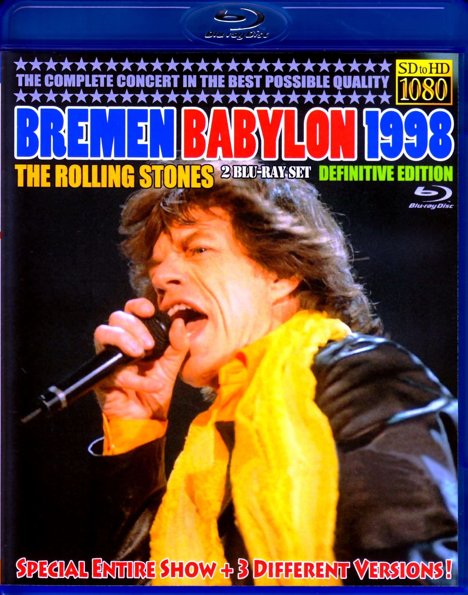 Rolling Stones ローリング・ストーンズ/Germany 1998 3 Different Blu-Ray Ver