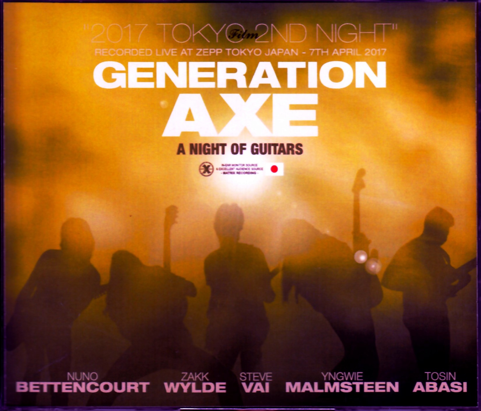 Generation Axe ゼネレーション・アックス/Tokyo,Japan 4.7.2017 Blu-Ray & DVD