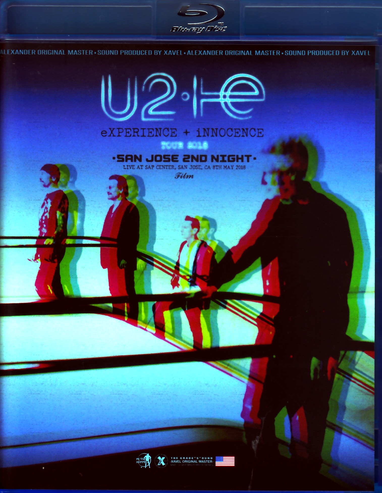 U2 ユーツー/CA,USA 5.8.2018 Multi-Cam Blu-Ray・DVD Ver.