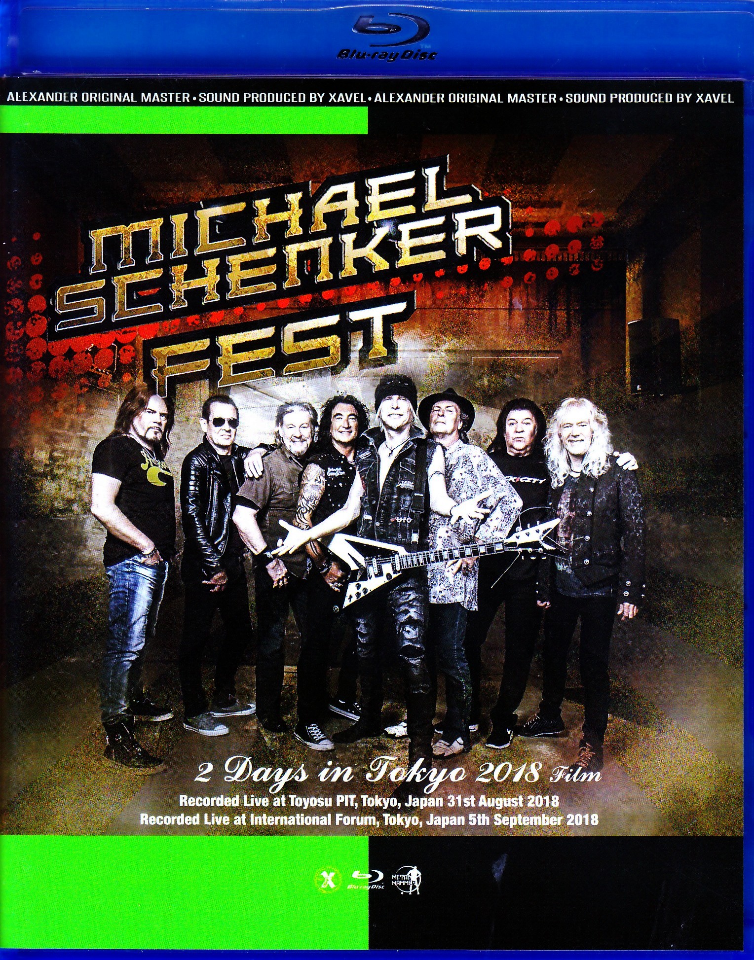 Michael Schenker Fest マイケル・シェンカー/Tokyo,Japan 2018 2 Days Blu-Ray Ver.