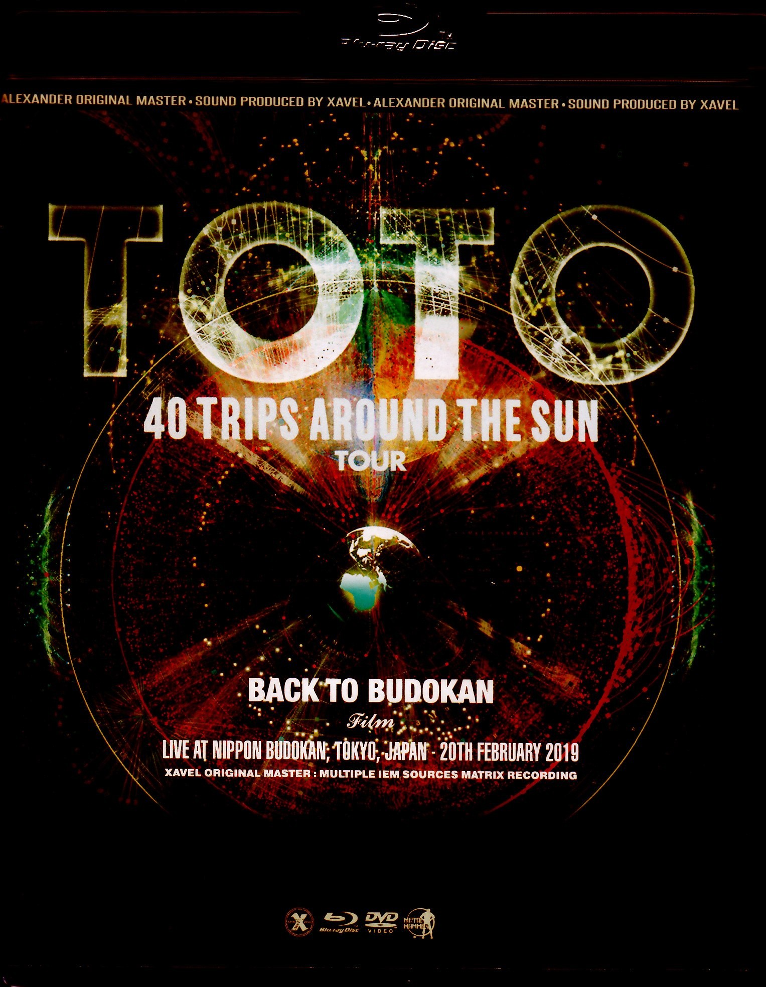 Toto トト/Tokyo,Japan 2019 Blu-Ray & DVD Ver.
