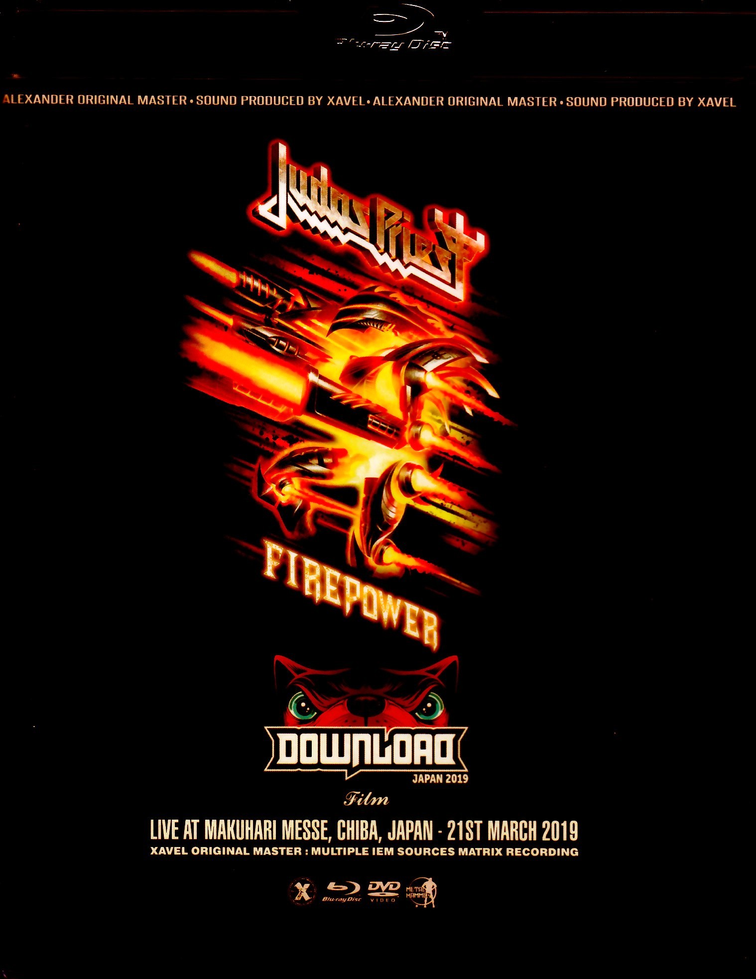 Judas Priest ジューダス・プリースト/Chiba,Japan 2019 Blu-Ray IEM Matrix & DVD Ver.