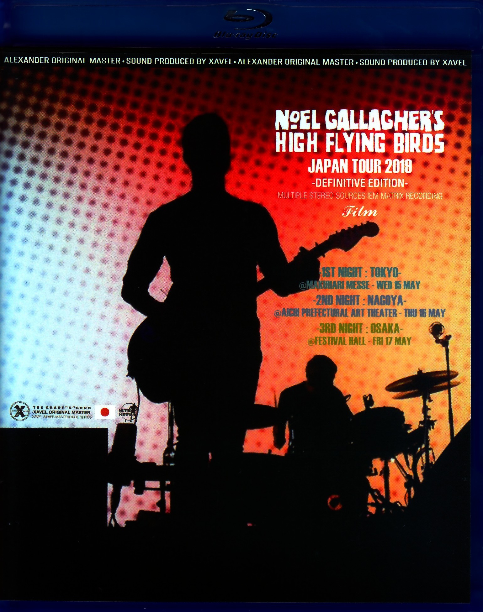Noel Gallagher's High Flying Birds ノエル・ギャラガー/Japan Tour 2019 3 Days Complete Blu-Ray IEM Matrix Ver.