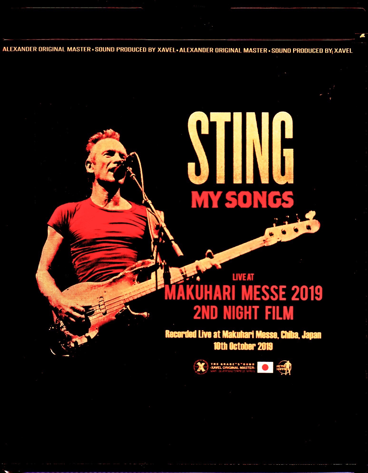 Sting スティング/Chiba,Japan 10.10.2019 Blu-Ray + DVD Ver.