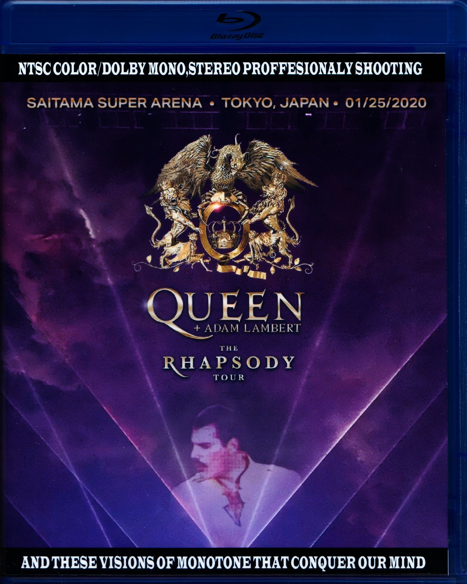 Queen,Adam Lambert クィーン アダム・ランバート/Saitama,Japan 1.25.2020 Blu-Ray+DVD