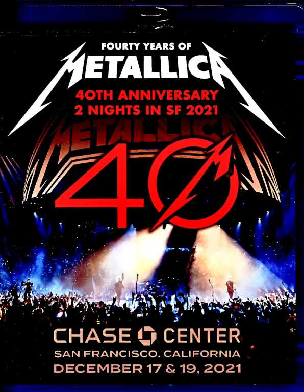Metallica メタリカ/40周年記念コンサート 2021年 完全版 CA,USA 2021 Complete & more Blu-Ray Version