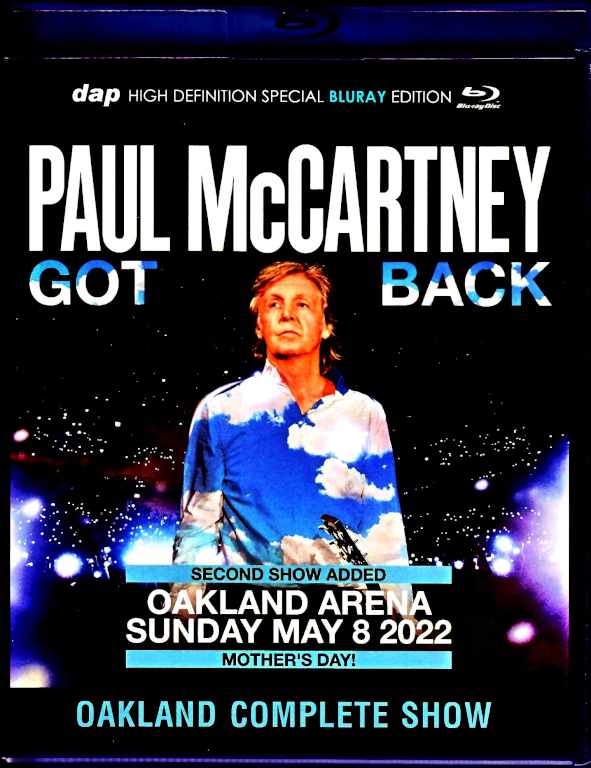 Paul McCartney ポール・マッカートニー/CA,USA 5.8.2022 Complete Blu-Ray Version
