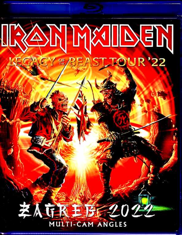 Iron Maiden アイアン・メイデン/Croatia 2022 Blu-Ray Version