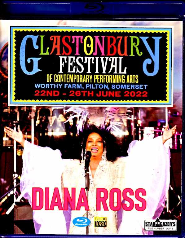 Diana Ross ダイアナ・ロス/England,UK 2022 Blu-Ray Version