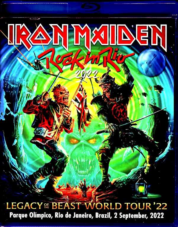 Iron Maiden アイアン・メイデン/England,UK 2022 Complete & more Blu-Ray Version