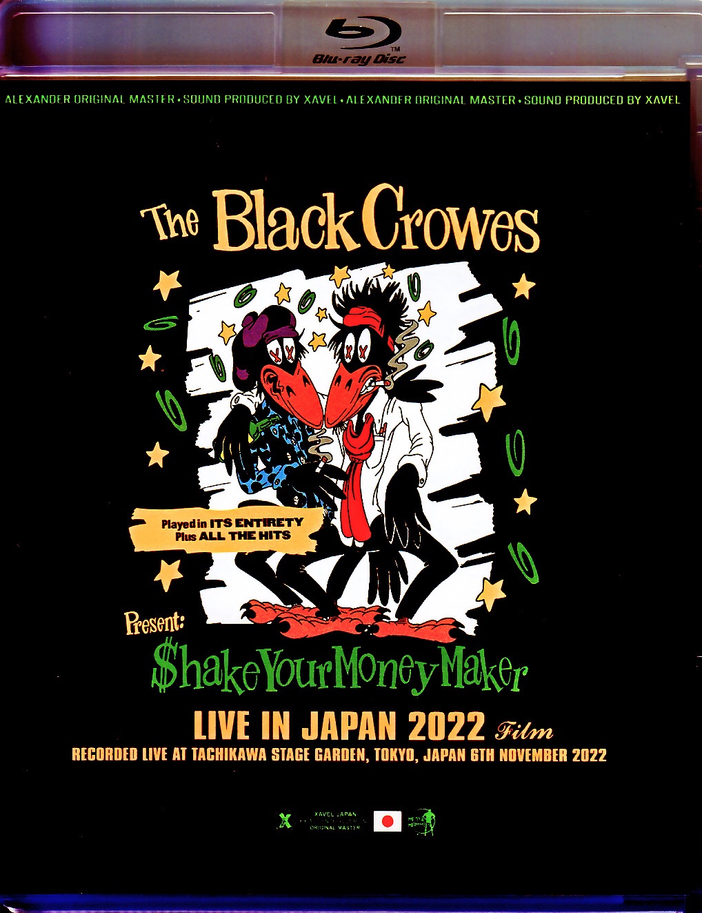 Black Crowes ブラック・クロウズ/Tokyo,Japan 11.6.2022 Complete Blu-Ray・DVD Version