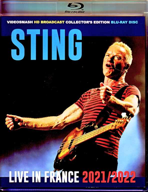 Sting スティング/France 2022 & more Blu-Ray Version