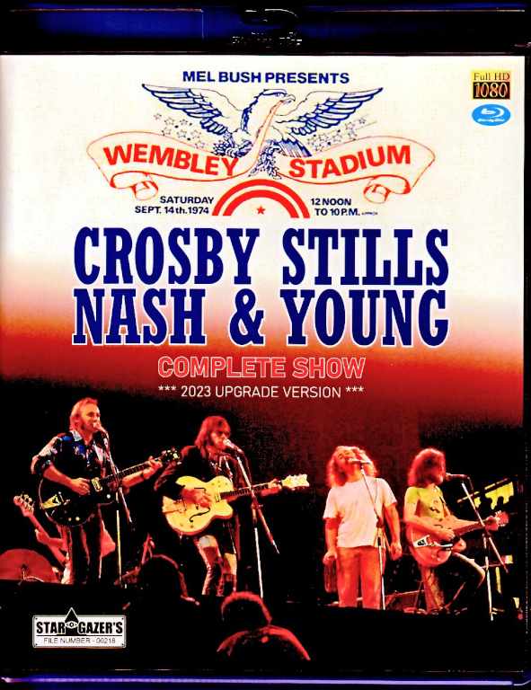 Crosby,Stills Nash & Young クロスビー・スティルス・ナッシュ・アンド・ヤング/London,UK 1974 Complete Upgrade Blu-Ray Version