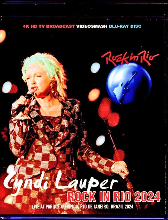 Cyndi Lauper シンディ・ローパー/Brazil 2024 Complete Blu-Ray Version