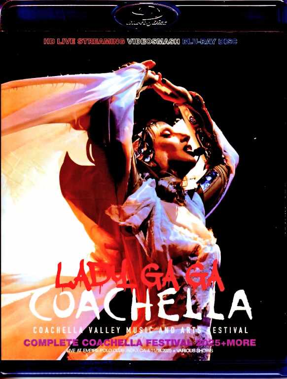 Lady Gaga レディ・ガガ/CA,USA 2025 2Days Complete & more Blu-Ray Version