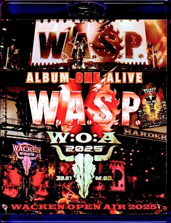 W.A.S.P. ワスプ/Germany 08.02.2025 Multi-Cam Edition Complete Blu-Ray Version