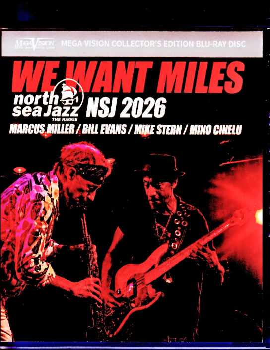 Marcus Miller Bill Evans,Mike Stern マーカス・ミラー/Netherlands 07.11.2026 Complete Multi-Cam Edition Blu-Ray Version