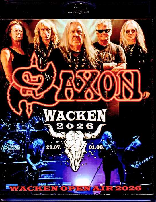 Saxon サクソン/Germany 2026 Complete Pro-Shot Edition Blu-Ray Version