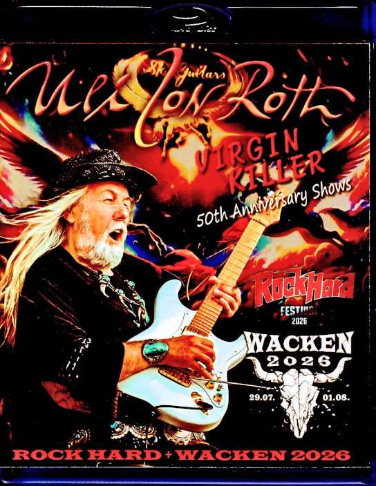 Uli Jon Roth ウリ・ジョン・ロート/Germany 2026 2 Days Complete Pro-Shot Edition Blu-Ray Version