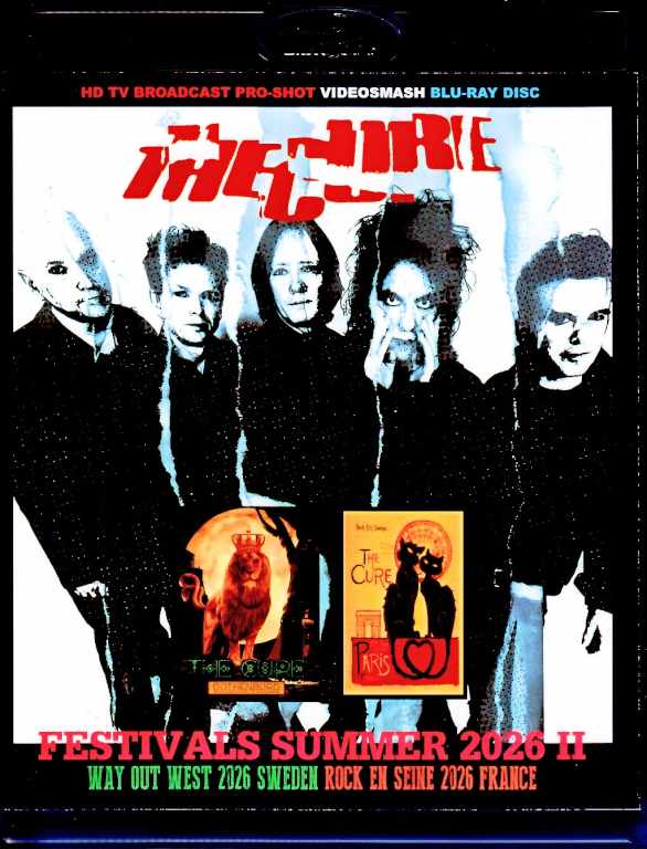 Cure キュアー/Sweden 2026 Complete & more Pro-Shot Edition Blu-Ray Version