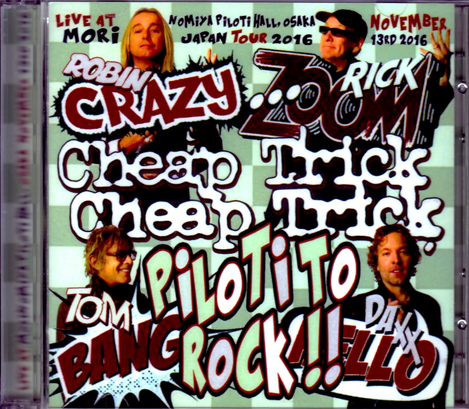 Cheap Trick チープ・トリック/Osaka,Japan 2016