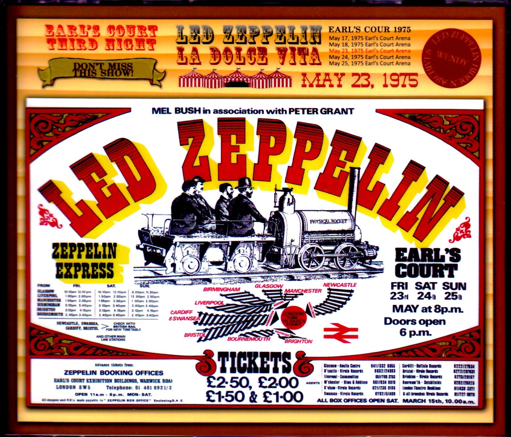 Led Zeppelin レッド・ツェッペリン/London,UK 5.23.1975